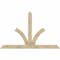Ekena Millwork Richland Rough Sawn Timber Gable Bracket, Douglas Fir, 96"W x 60"H x 2"D x 6"F, 15/12 Pitch GBW096X60X0206RIC00RDF - alternate 1